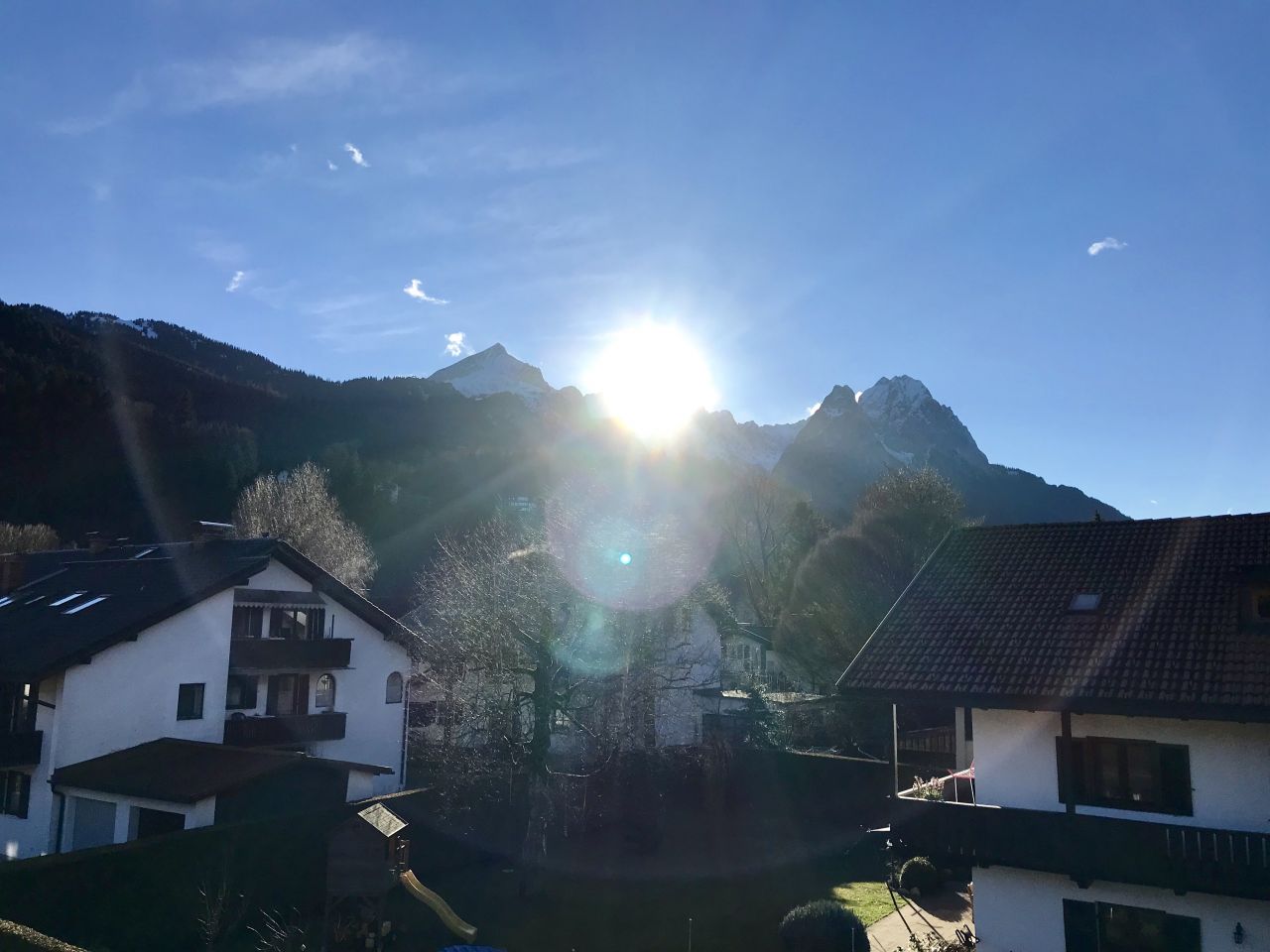 Grandioser Bergblick von der Loggia Grandioser Bergblick von der Loggia